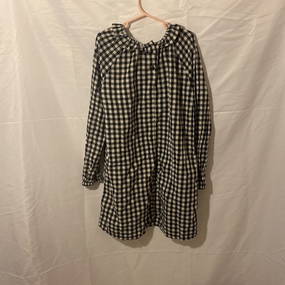 H&M Ruffled-Collar Gingham Dress - Picture 5 of 6